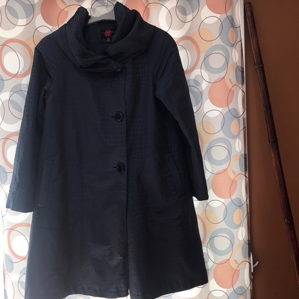 Navy trench coat